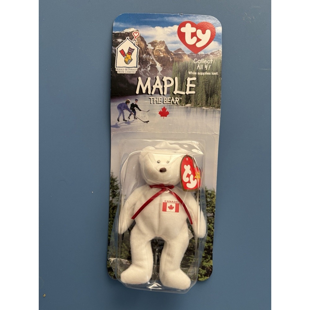 MAPLE The Bear McDonalds Ty Beanie Baby 1999 RMHC New